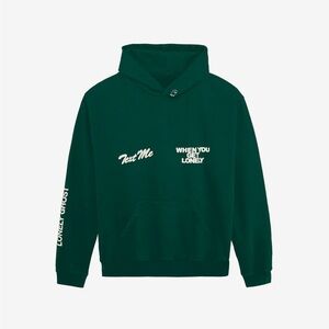 Lonely Ghost Text Me When You Get Lonely Heavyweight Hoodie SIZE L